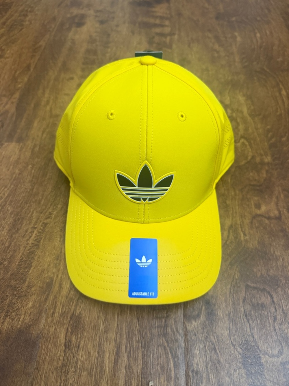Adidas Men’s Yellow Trefoil Cap - Adjustable Fit